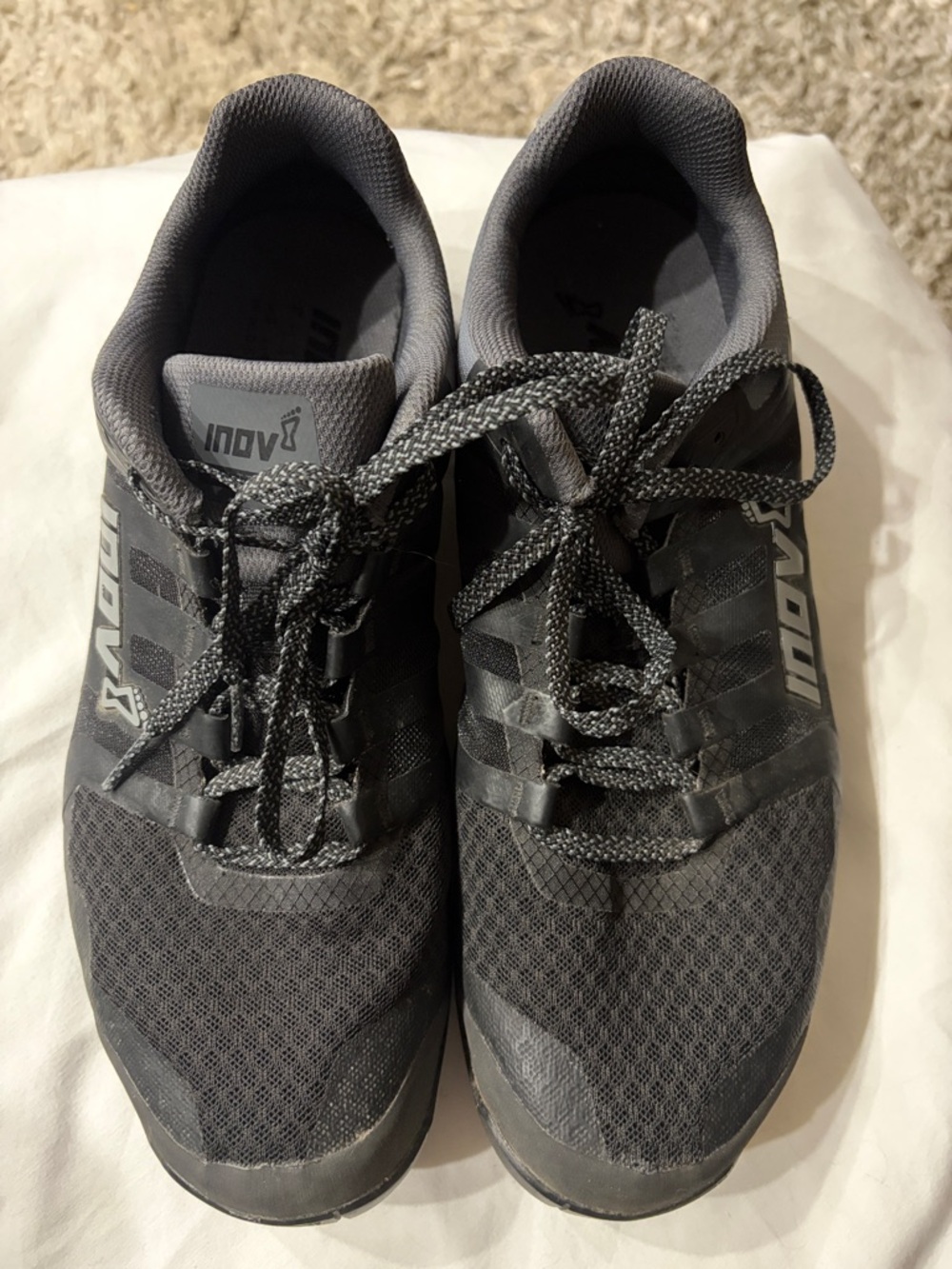 Inov-8 Men's F-Lite 235 V2 Cross Training Shoes in Dark Gray and Black